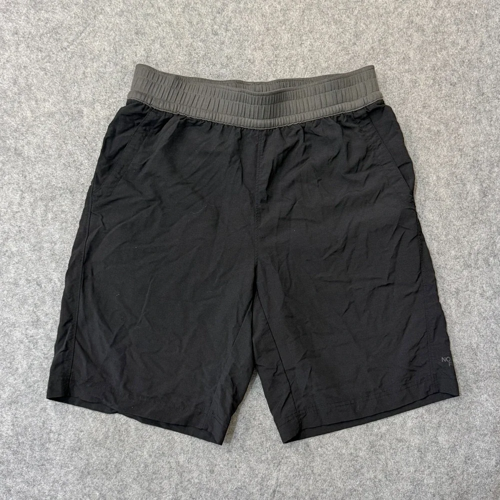 The North Face Charcoal Gray Black Activewear Running Shorts Men's Size Small